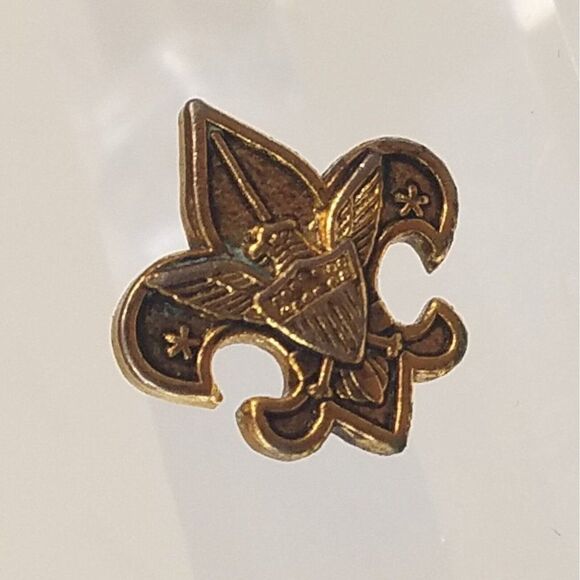 Boy Scouts of America BSA Rank Pin Tenderfoot Rank - Picture 1 of 4